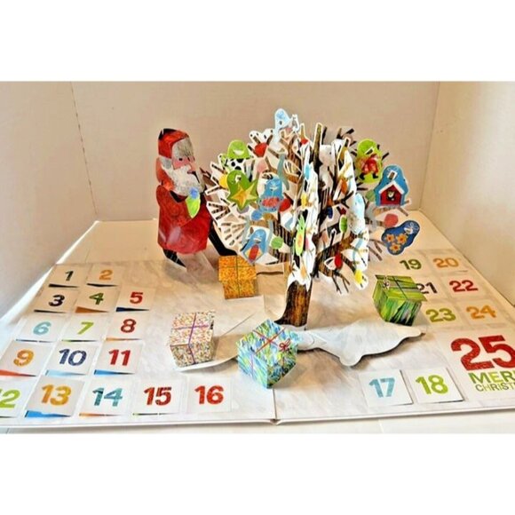 Vintage 2008 Eric Carle's Dream Snow Pop-Up Advent Calendar Interactive‎ Art - Picture 1 of 12